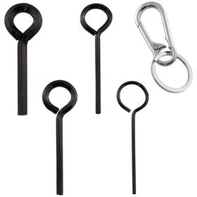 Jianling 729388714452 1set Annular Allen Wrench Set Standard Dogging Key With Full Loop Al