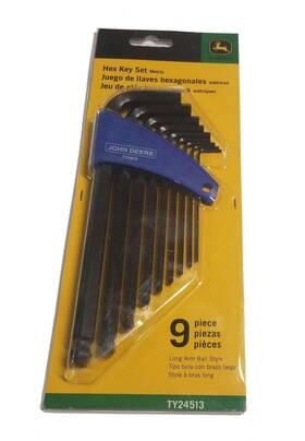 Ty24513 John Deere 9-piece Metric Hex Key Set -