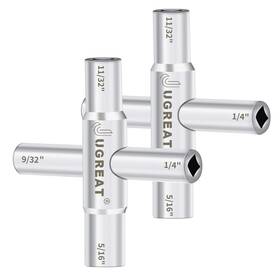 Key4 Jugreat 432285840989 Water Way Sillcock Keysteel Wrench Silver Utility Key For Fa