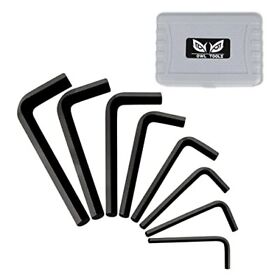 Jumbo Allen Wrench Set 8 Pack Extra Large Hex Key Sizes 1/4 5/16 3/8 7