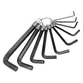 K Tool International 031113156674 Hex Key Set 10 Pc. Sae 1/16 Inch -3/8 On A Ring
