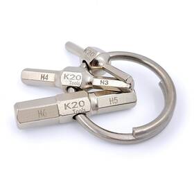 K20 Tools 426882960752 - Keychain Hex Key Allen Wrench Multi-tool Set Metric 2 2.5 3 4 5
