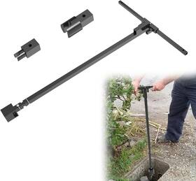 Gj-fmkg-1 Katywixu 3-in-1 Adjustable 2 Inch Main Valve Key With 1 Curb