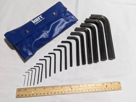 Kli1860sa Kerr Hex Allen Wrench Key Set Vintage Tools Sae Fractional