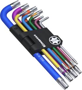Kimapeso 744759091451 9 Pcs Torx Allen Wrench Set Star Key Tools Colored Precision