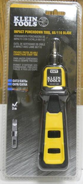 Vdv427-300 Klein Tools 092644583339 Impact Punchdown Tool 66/110 Blade