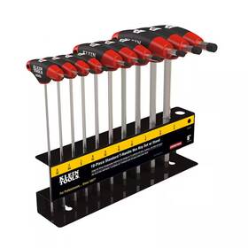 Klein Tools 445002629614 Sae T-handle Set With 9 Inch L Stand 10-piece