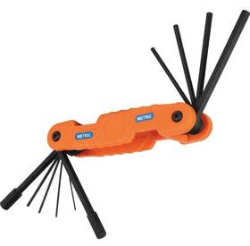 70550m Klein Tools Pro Folding Hex Key Set 10-key Metric Sizes 1.5mm To 12 Mm