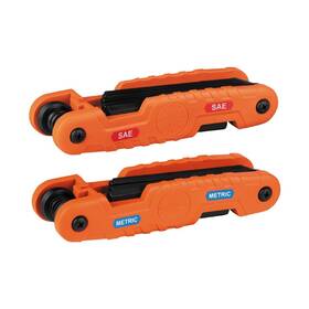 70552 Klein Tools Pro Folding Hex Key Set Sae And Metric Kit