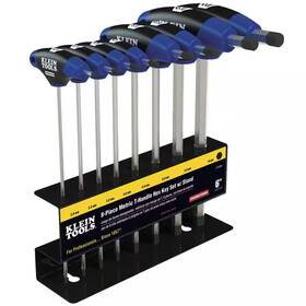 Klein Tools 744110700671 Metric Journeyman T-handle Set 8-piece