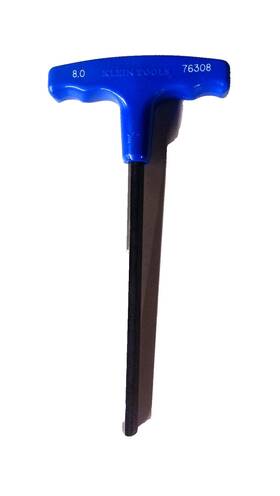 76308 Klein Tools 6-inch Blade Length By 8mm Hex T-handle Hex-key Made In The Usa
