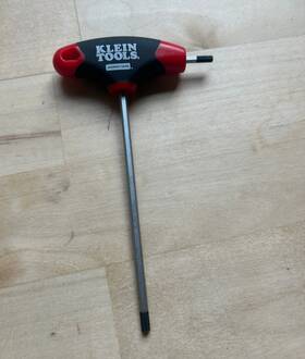 Jth4t08 Klein Tools 1/8 Inch Journeyman T-handle Hex Key 4
