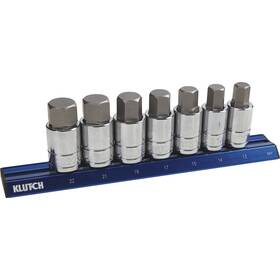 2924274 Klutch Hex Bit Socket Set 7-pc. Metric