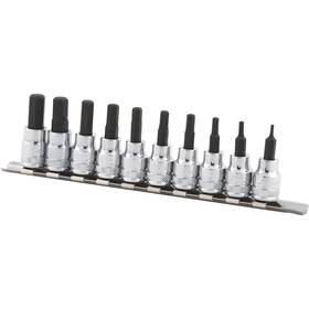 2924346 Klutch Hex Bit Socket Set 10-pc. Metric
