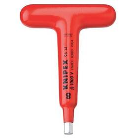 Knipex 843221017316 98 14 06 Metric Plain Hex Key 6 Mm Tip Size 4 3/4 In Long 3 1/2