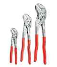 Knipex Push-button Locking Adjustable Pliers Crescent Ratchet Wrench 3pcs Mechanics Set 843221009083