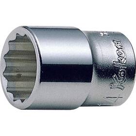 3405a-3 Ko-ken 3405a-3/8 3/8 Sq. Dr. Socket 12 Point Length 26mm Silver