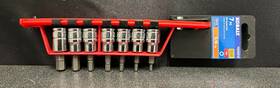 53362 Kobalt New 7 Piece Bit Socket Set Sae 3/8 Inch Drive Free Shipping