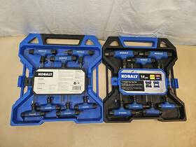 K14thlw054001-022018 Kobalt 14-piece T-handle Hex Key Set Sae Metric #