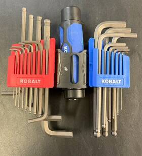 Lw045001-102016 Kobalt Tools Hex Assorted Removable Standard And Metric Combination 22-pi Go1059419