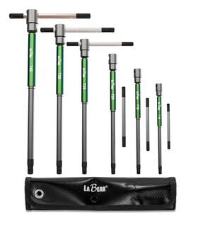 Labear 710949321796 6pcs Torx Star T- Handle Wrench Set T With Speed Sleeves