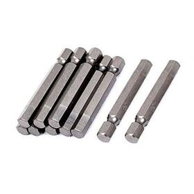 Ldexin 704630709011 10 Pcs Magnetic Hex Head Drill Bits H6 Allen Wrench Bit Set - 1.97 Inch