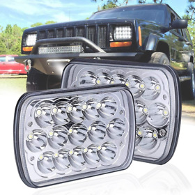 Ledmircy 5x7 7x6 Inch Led Headlights Dot Approved Rectangular Headlight 2pcs 90