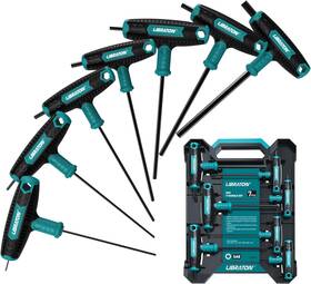 912904 Libraton T Handle Allen Wrench Set T-handle Hex Key Two-end And Chamfered