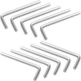 Gao481 Litoexpe 10 Pieces 5/32 Inch Hex Key Wrench L Shape Allen Chrome Vanadium Steel