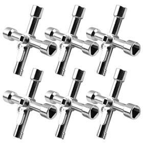 Key4 Lwcusnj 671891453819 6pcs Electrical Cabinet Way Utilities Key Panel/square/triangle Keycross Ke