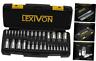 Lx-144 Master Hex Bit Socket Set Premium Alloy Steel Complete Sae