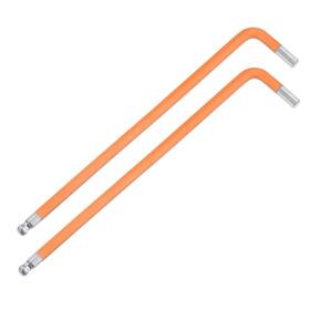 Mma241030ty001727jp M Meterxity 2-pack Ball End Hex Key Wrench 5mm L Shape Extra Long Arm S2 Steel Repairing
