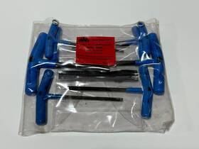 Shktm8cgpa Mac Tools Usa 8pc 6 Inch T-handle Metric Hex Key Set - Blue Grip 2-10mm