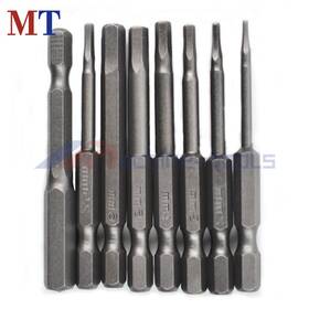 Mt973933 Machine-tools Quick Change Connect Impact Driver Power Drill Metric Long Hex Key Allen Bit Set