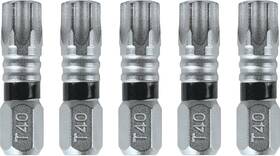 E-10609 Makita 088381580366 Impact Xps T40 Torx 1 Inch Insert Bit 5/pk One Size
