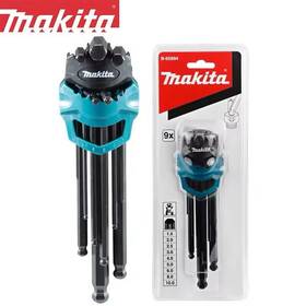 B-65894 Makita 9-piece Allen Hex Key Wrench Set Multi - Size Exagonal Tool Kit