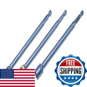 Malco B094dk7571 Malcombo12 6 Inch Impact Hex Driver 1/4 5/16 3/8 3 Piece Set