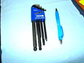 Ppl9 Matco Metric 9 Pieces Hex Allen L Wrench Set Long Arm Ball End