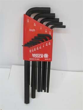 Shkl13 Matco Tools Long Hex Key Set .050 Inch - 3/8 13 Piece