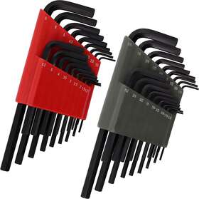Mp-78304 Maxopro 36pcs Allen Wrenches Sets 2 Heavy Duty Hex Chamfered Tips Cr-v
