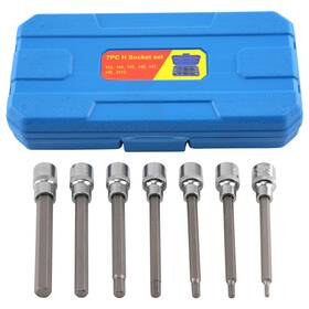 Kjvy35 Maxpeedingrods 3/8 Drive Long Reach Hex Socket Set 7pc 3-10mm Metric Crv Steel Tools