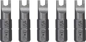 18944-5 Mayhew Tools 045256012391 Usa Spanner Insert Bit #10 X 1 Inch 5-pack Steel