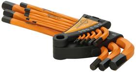 45052 Mayhew Tools 733353736646 Select Sae Twisted Hex Key Set 9-piece