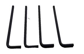 6958a16 Mcmaster Carr 4pcs Hex L-key Black-oxide Steel 6 Mm Size 5-11/16 Inch Oal