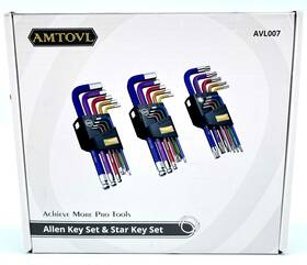Avl007 Merros Amtovl Allen Key Set And Star Model - New With Box