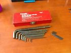 84675 Metal Long Hex Arm Allen Wrenches Red Box 675 Tool
