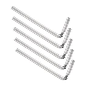 Metallixity 724117083670 5pcs L-handle Hex Key 5/32 Inch Sae L-shape Wrench Cr-v Hand Tools
