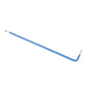 Metallixity 724117084219 L-handle Ball End Hex Key Wrench 3mm Metric S2 Steel Long Arm Spanner Blue