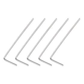Metallixity 724708102667 5 Pack 0.9mm Hex Key Wrench L Shaped Long Arm Cr-v For 3d Printer Kits Repairing