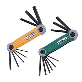 Michael Pro Folding Hex Key Allen Wrench Set With Sae And Metric In 17 Sizes